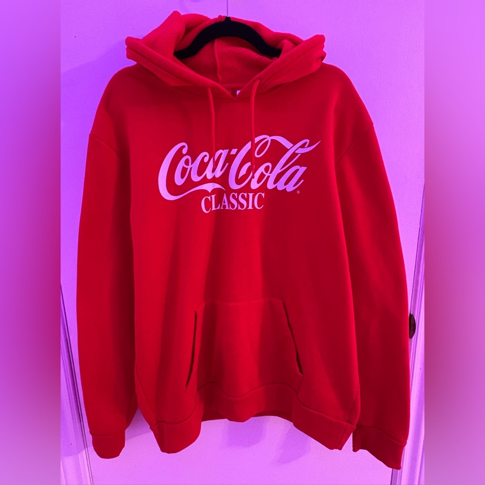 Oversized Coca-Cola hoodie